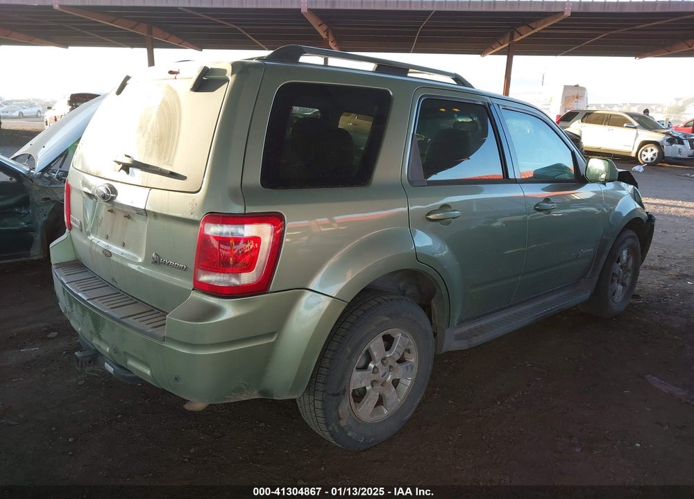 2009 FORD ESCAPE HYBRID LIMITED VIN: 1FMCU49309KA51792