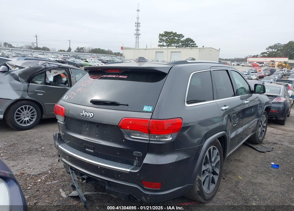 2017 JEEP GRAND CHEROKEE OVERLAND 4X4 VIN: 1C4RJFCG8HC772837