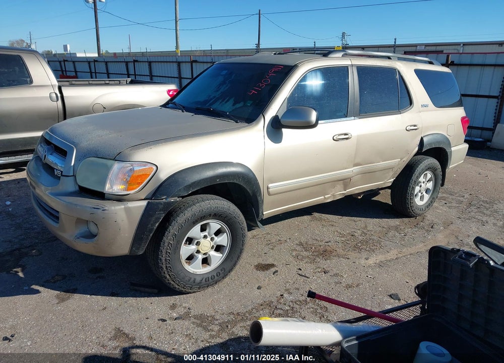 2005 TOYOTA SEQUOIA SR5 V8 VIN: 5TDZT34A35S246838