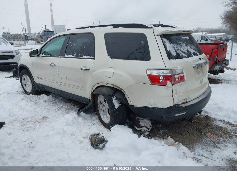 2008 GMC ACADIA SLE-1 VIN: 1GKEV13778J258533