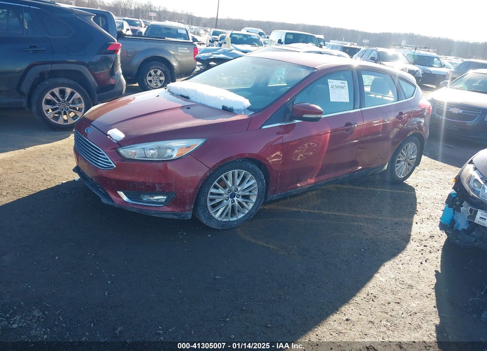 2016 FORD FOCUS TITANIUM VIN: 1FADP3N23GL295411