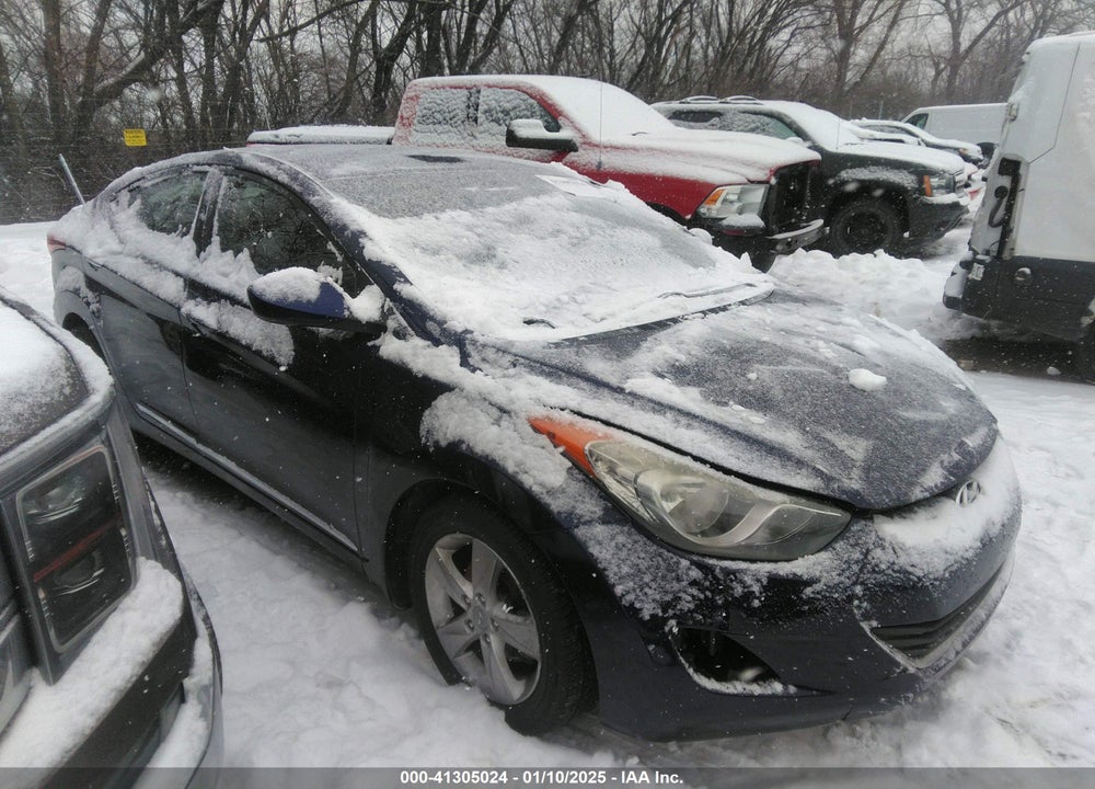 2013 HYUNDAI ELANTRA GLS VIN: 5NPDH4AE9DH205904
