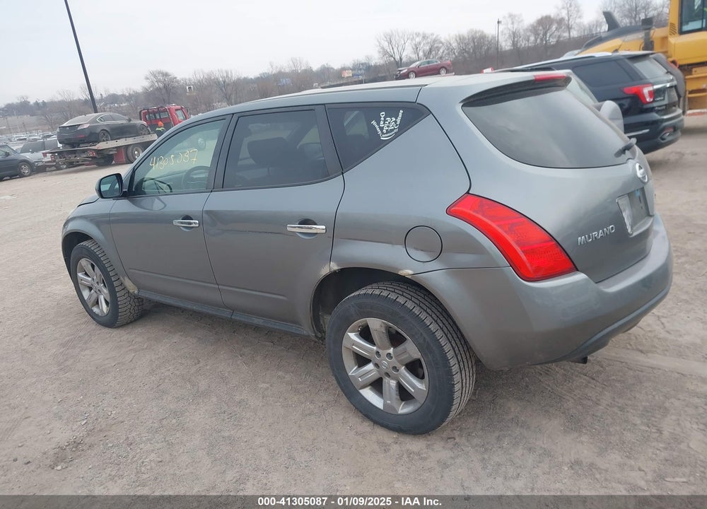 2005 NISSAN MURANO SL VIN: JN8AZ08W85W407768