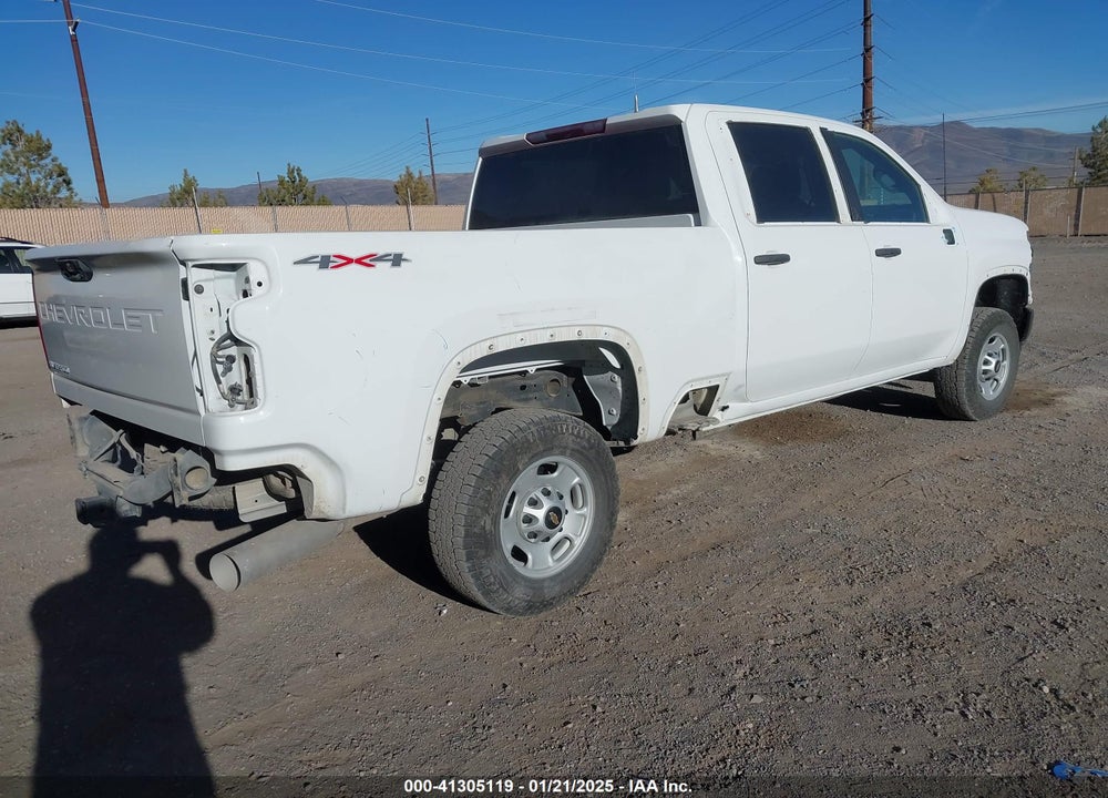 2023 CHEVROLET SILVERADO 2500HD 4WD STANDARD BED WT VIN: 1GC4YLEY7PF123294