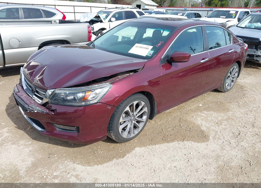2014 HONDA ACCORD VIN: 1HGCR2F56EA074642
