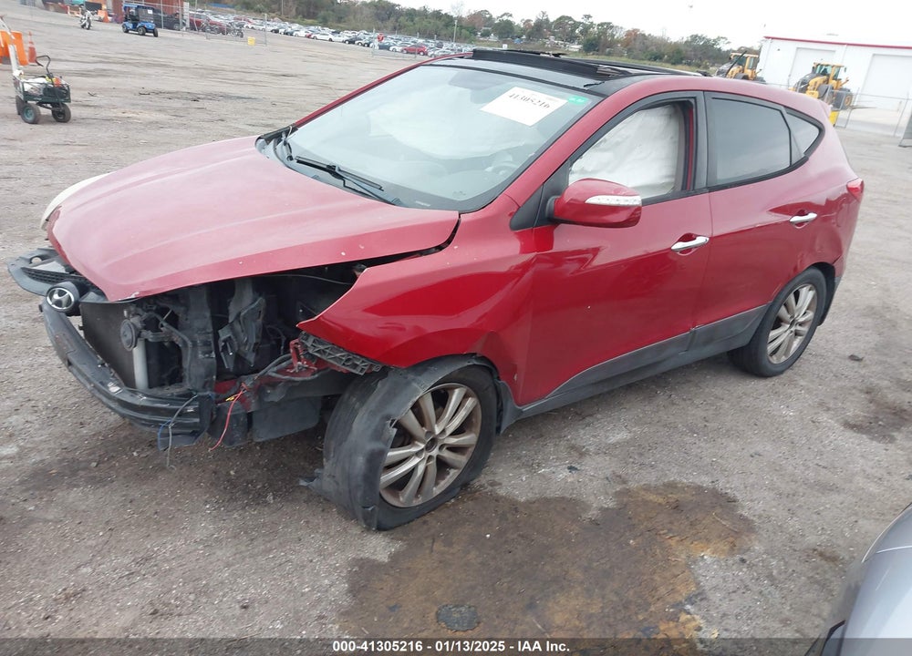 2011 HYUNDAI TUCSON LIMITED VIN: KM8JU3AC6BU197640