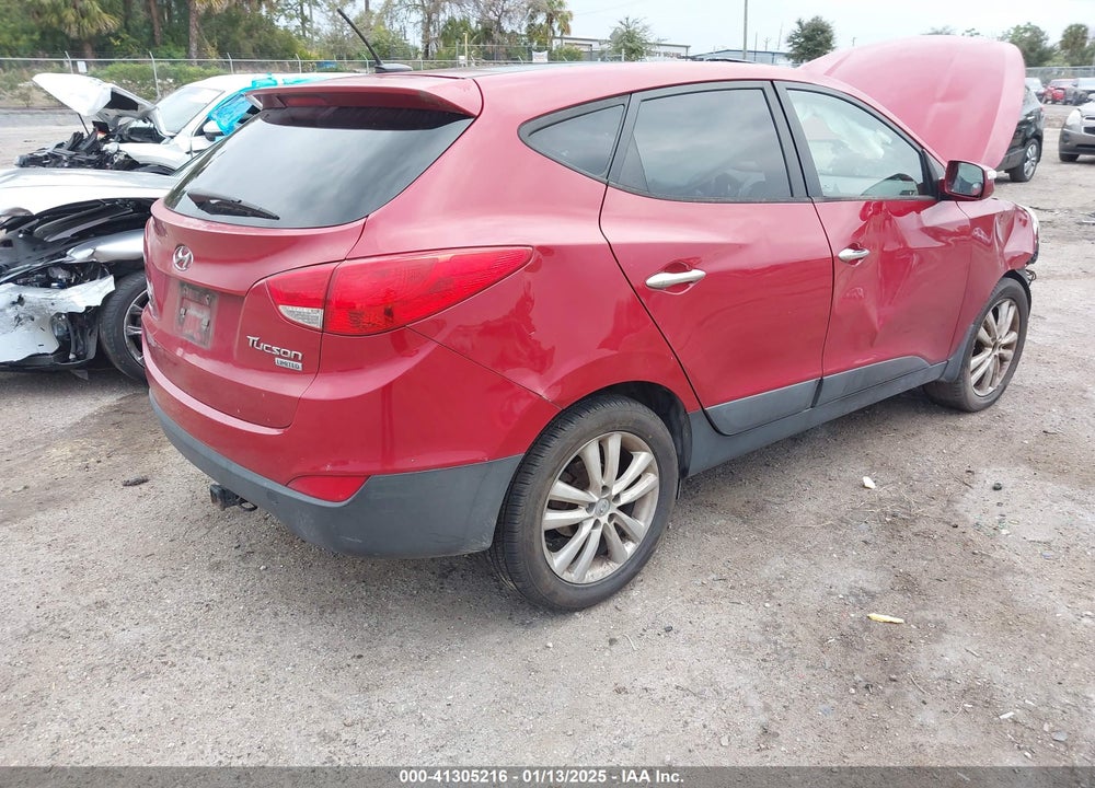2011 HYUNDAI TUCSON LIMITED VIN: KM8JU3AC6BU197640