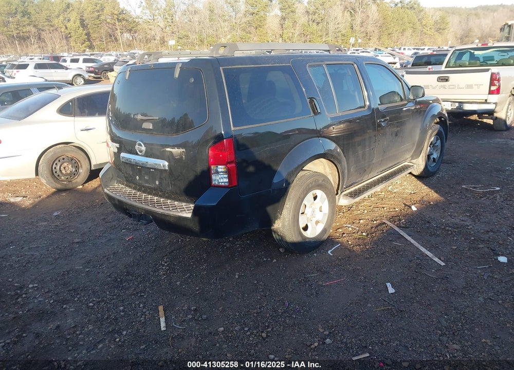 2011 NISSAN PATHFINDER S VIN: 5N1AR1NN6BC634799