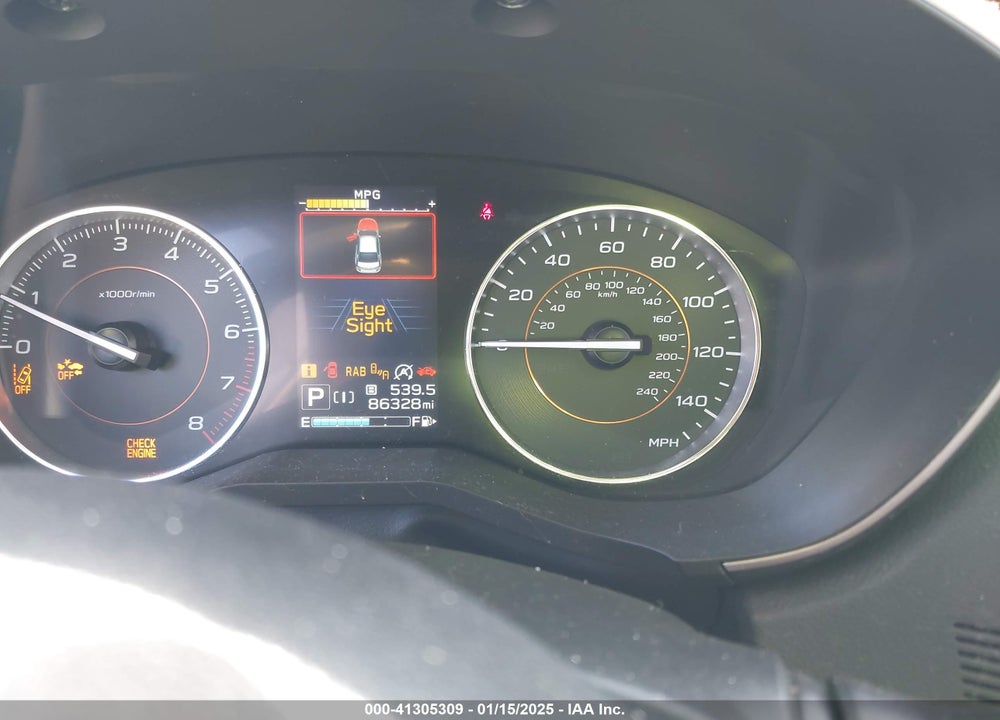 2020 SUBARU CROSSTREK LIMITED VIN: JF2GTANC9L8215625