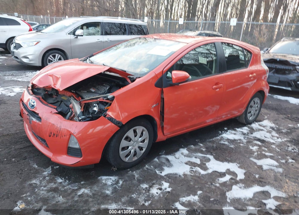2012 TOYOTA PRIUS C THREE VIN: JTDKDTB30C1017112