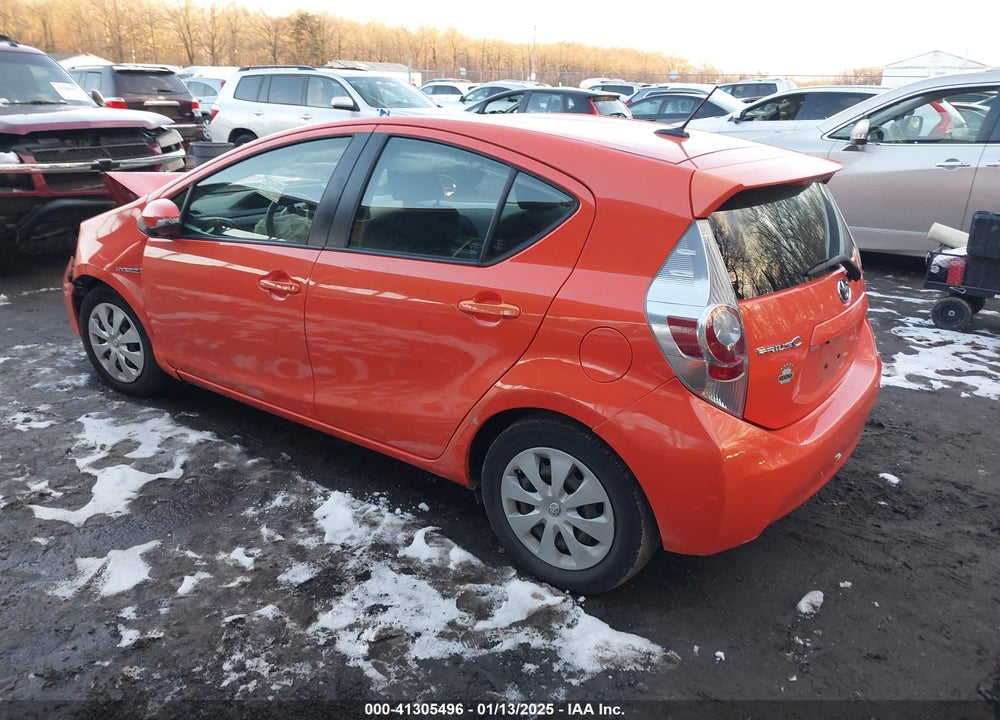 2012 TOYOTA PRIUS C THREE VIN: JTDKDTB30C1017112