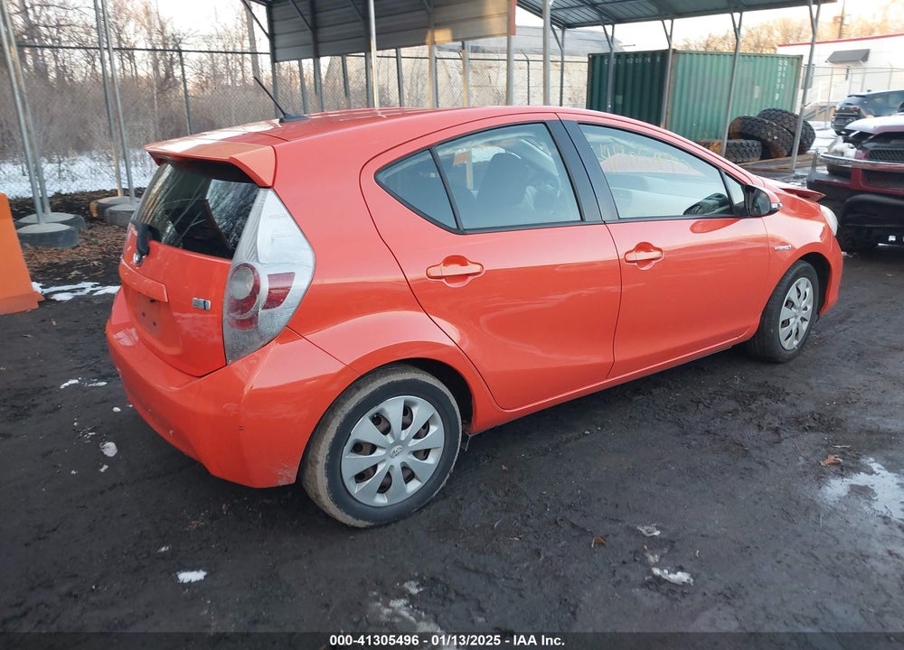 2012 TOYOTA PRIUS C THREE VIN: JTDKDTB30C1017112