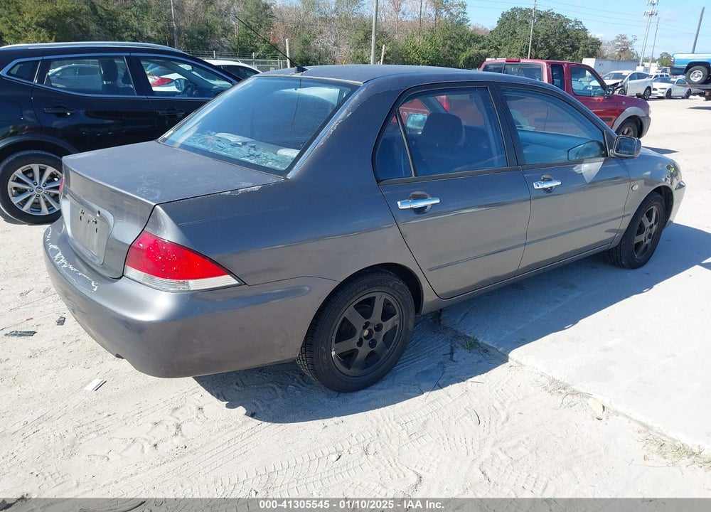 2006 MITSUBISHI LANCER ES/SE VIN: JA3AJ26E26U068218