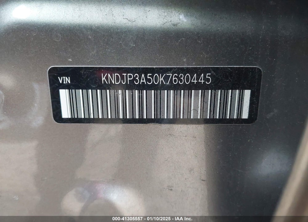 2019 KIA SOUL VIN: KNDJP3A50K7630445