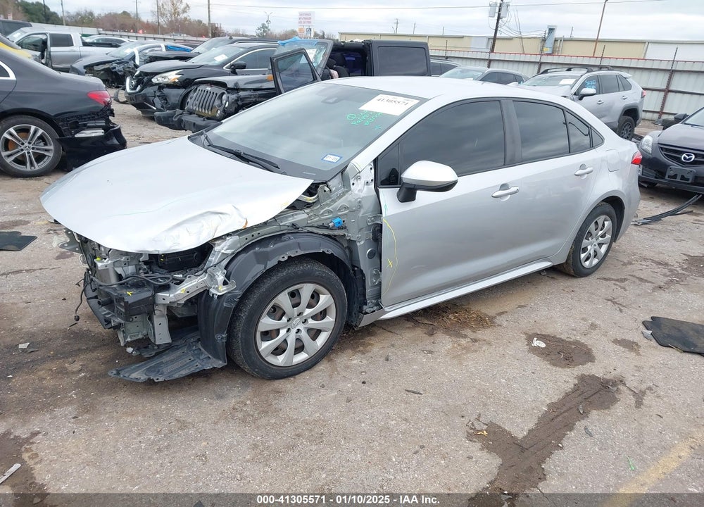 2021 TOYOTA COROLLA LE VIN: JTDEPMAE2MJ118795