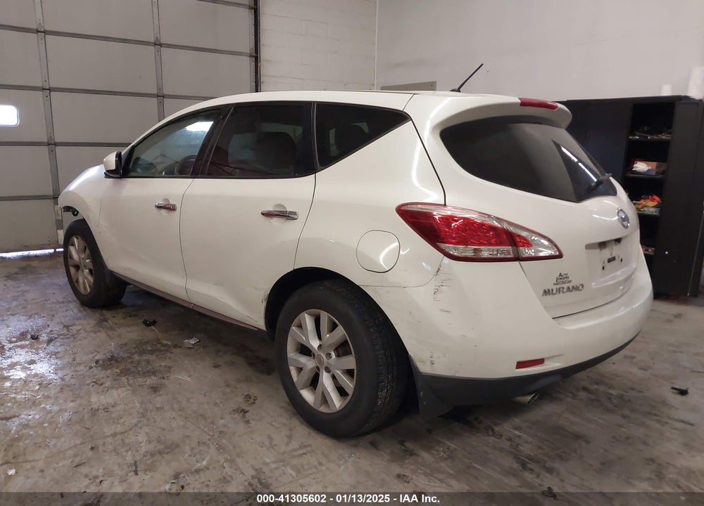 2011 NISSAN MURANO S VIN: JN8AZ1MW4BW150387