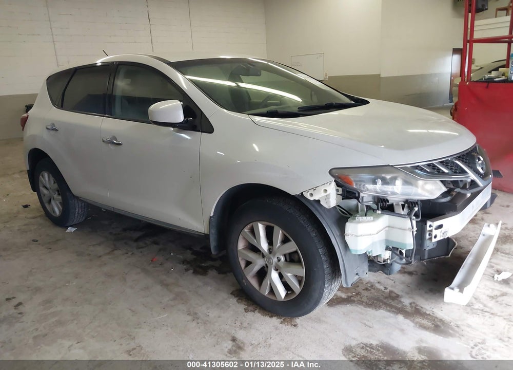 2011 NISSAN MURANO S VIN: JN8AZ1MW4BW150387