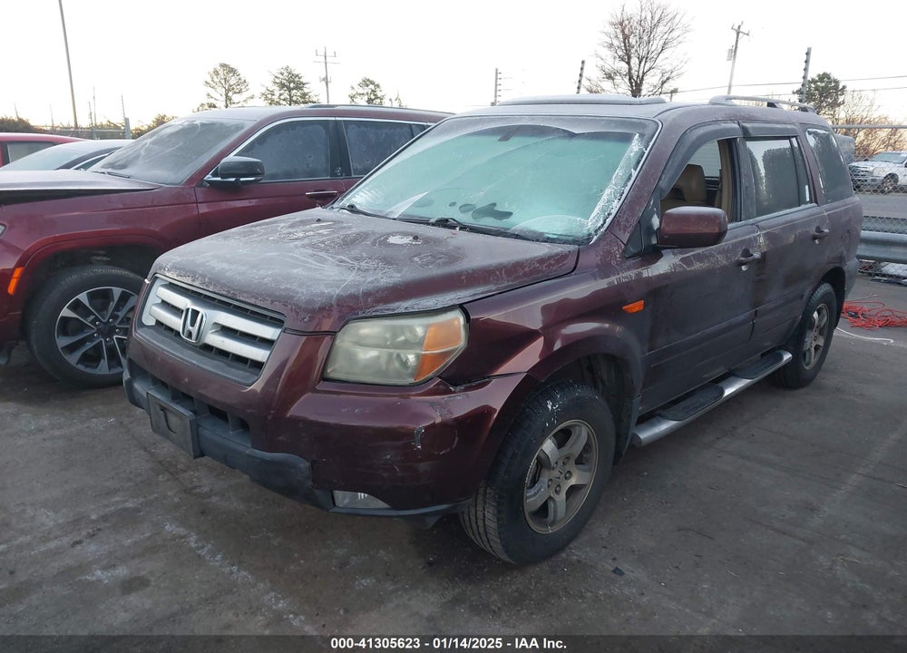 2007 HONDA PILOT EX-L VIN: 5FNYF18627B002229
