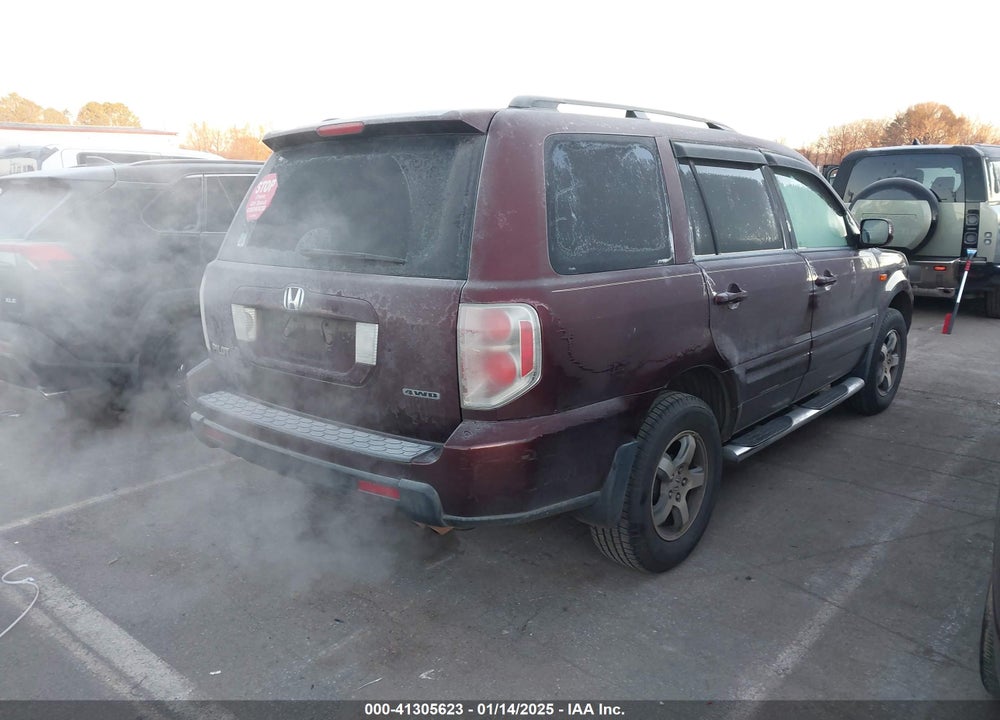 2007 HONDA PILOT EX-L VIN: 5FNYF18627B002229