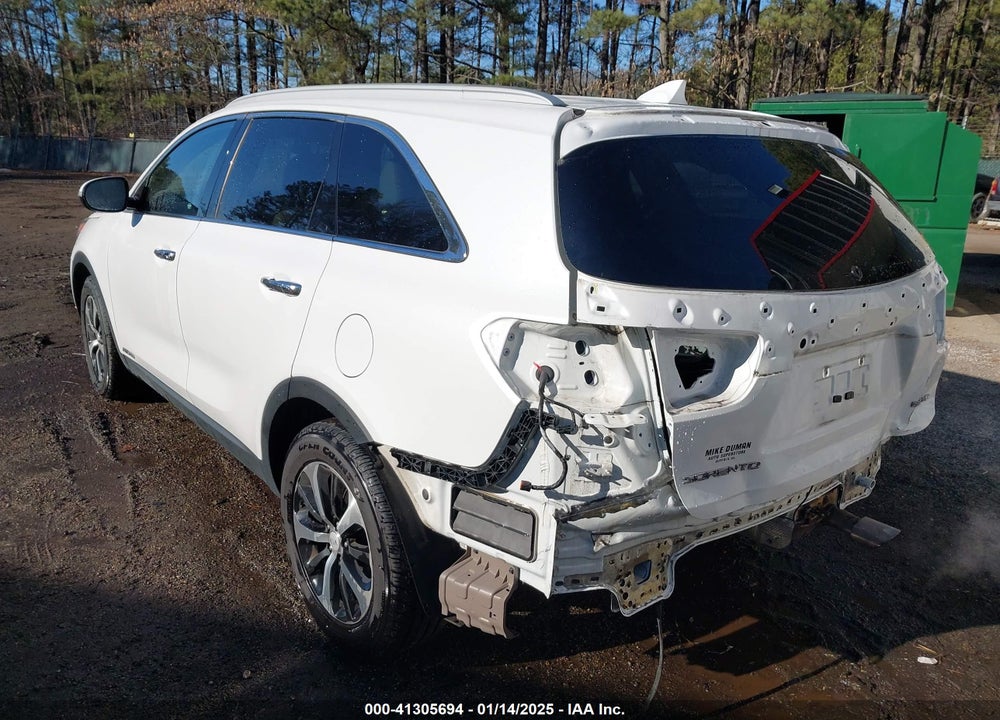2017 KIA SORENTO 3.3L EX VIN: 5XYPHDA51HG203932