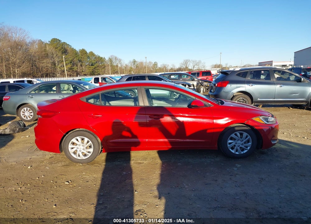 2017 HYUNDAI ELANTRA SE VIN: KMHD74LF6HU166138