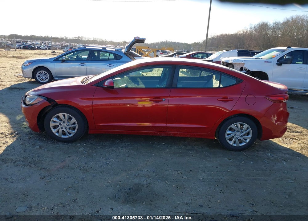 2017 HYUNDAI ELANTRA SE VIN: KMHD74LF6HU166138