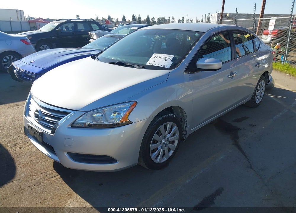2014 NISSAN SENTRA SV VIN: 3N1AB7AP9EY233961