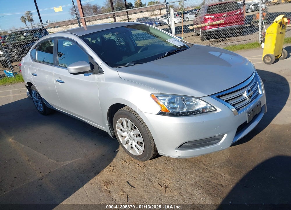 2014 NISSAN SENTRA SV VIN: 3N1AB7AP9EY233961