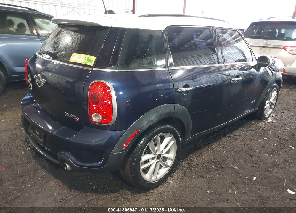 2013 MINI COUNTRYMAN COOPER S VIN: WMWZC5C58DWP32458