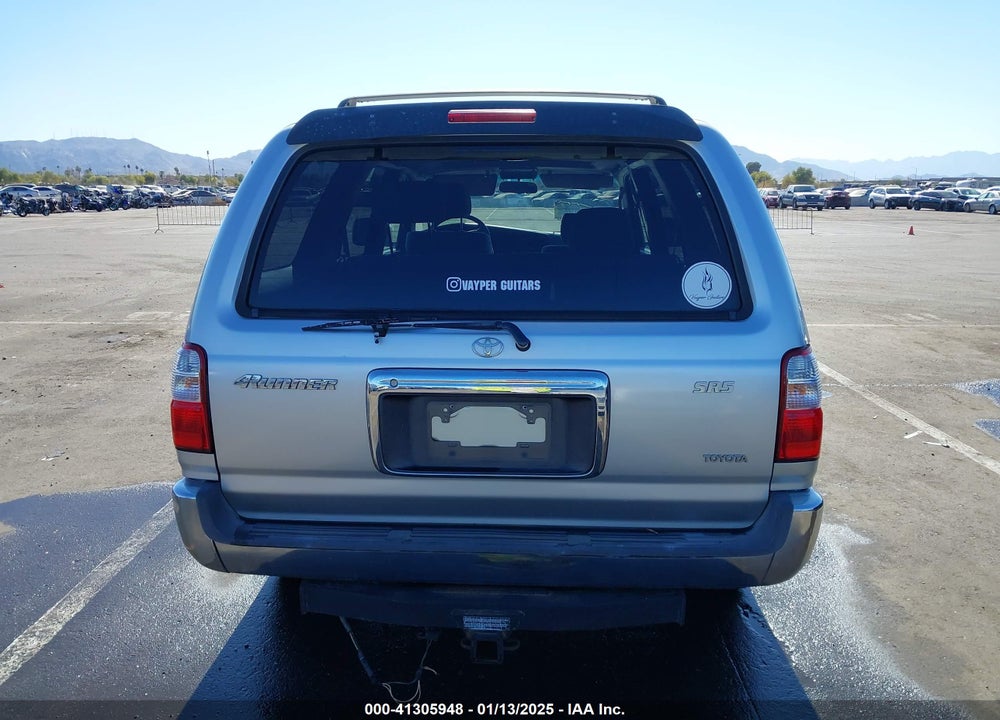 2002 TOYOTA 4RUNNER SR5 V6 VIN: JT3GN86RX20229801