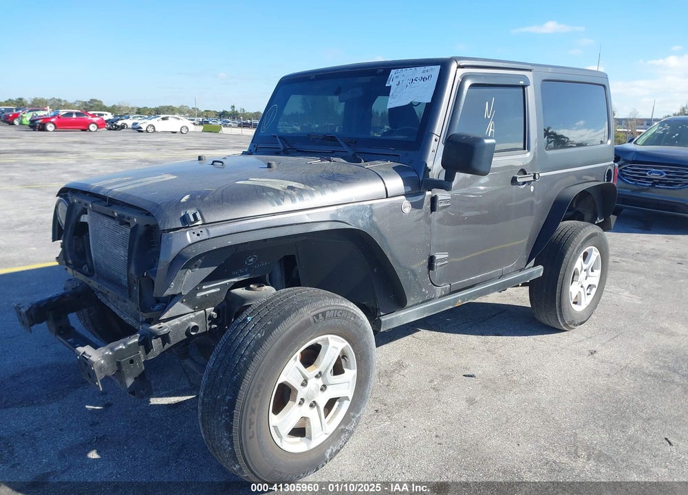 2018 JEEP WRANGLER JK WILLY WHEELER 4X4 VIN: 1C4AJWAG7JL873793