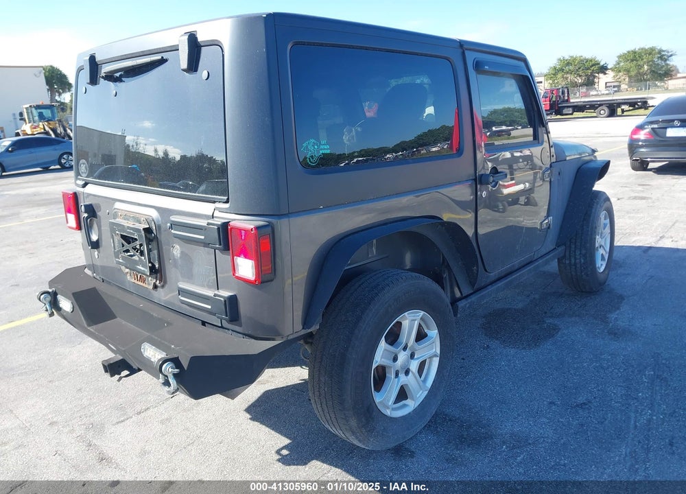 2018 JEEP WRANGLER JK WILLY WHEELER 4X4 VIN: 1C4AJWAG7JL873793