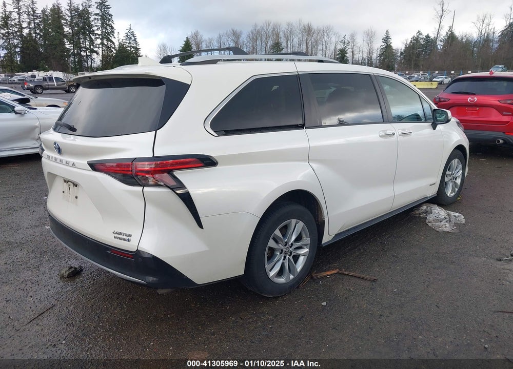 2021 TOYOTA SIENNA LIMITED VIN: 5TDZSKFC8MS033054