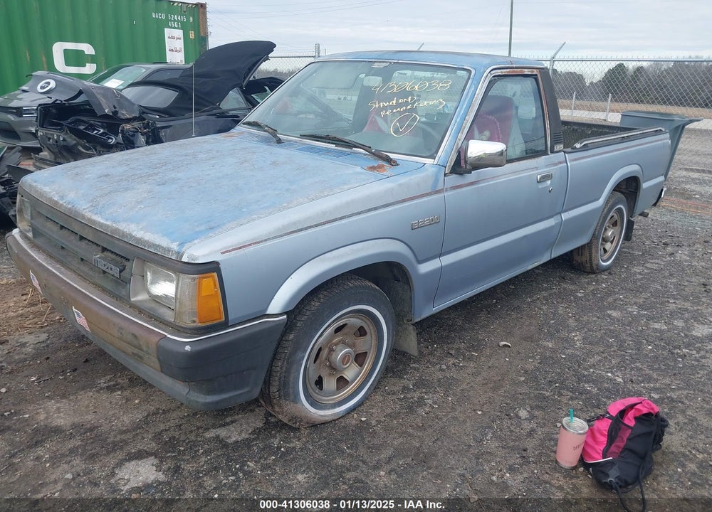 1990 MAZDA B2200 SHORT BED VIN: JM2UF1136L0871984