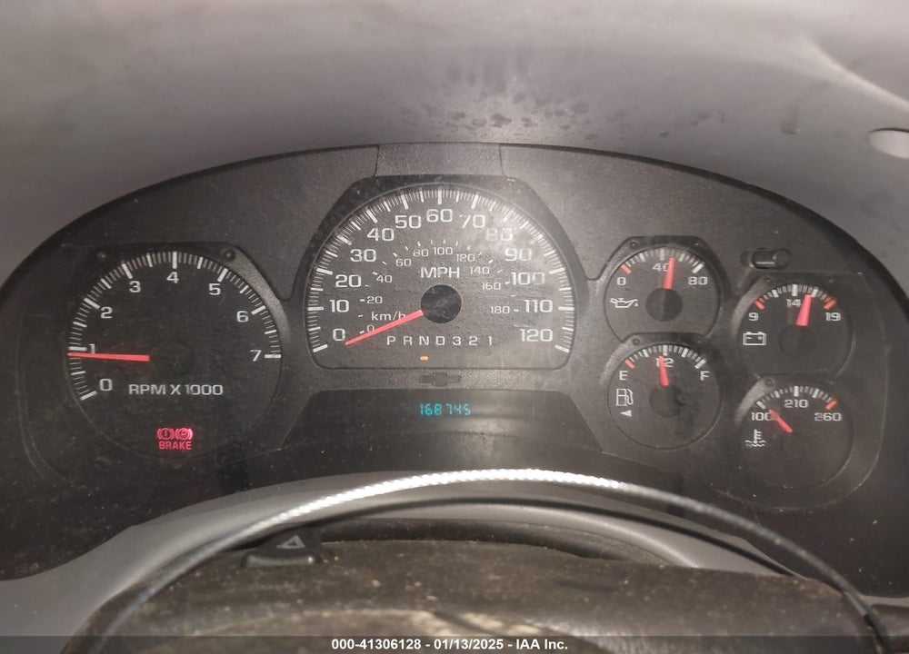 2008 CHEVROLET TRAILBLAZER FLEET VIN: 1GNDS13S582141510