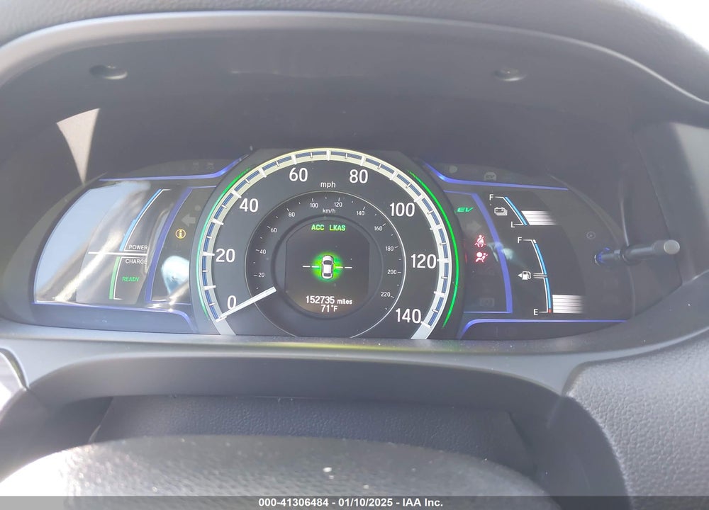 2017 HONDA ACCORD HYBRID EX-L VIN: JHMCR6F58HC022653