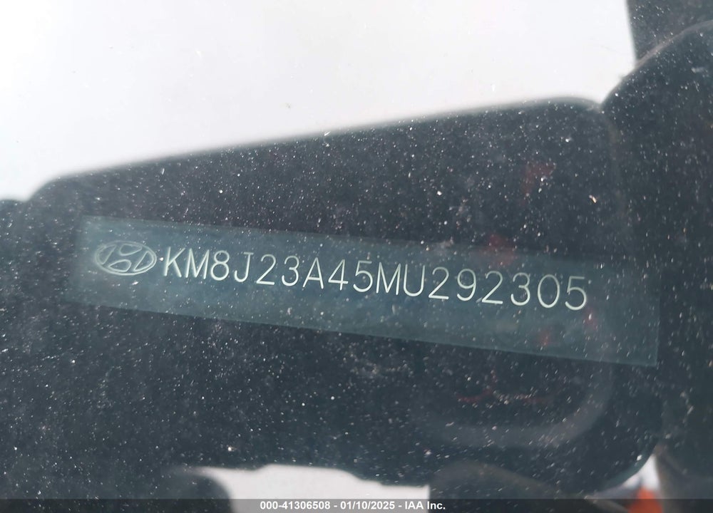 2021 HYUNDAI TUCSON VIN: KM8J23A45MU292305