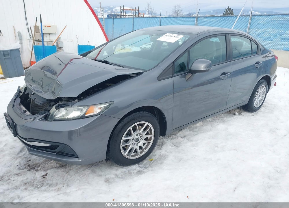 2013 HONDA CIVIC VIN: 19XFB2F51DE087021