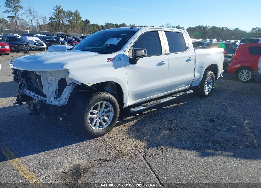2021 CHEVROLET SILVERADO 1500 4WD SHORT BED RST VIN: 3GCUYEED6MG387691