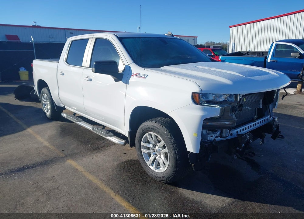 2021 CHEVROLET SILVERADO 1500 4WD SHORT BED RST VIN: 3GCUYEED6MG387691
