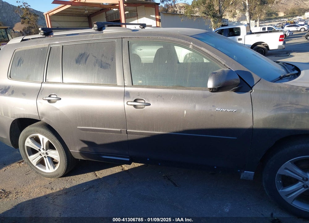 2009 TOYOTA HIGHLANDER SPORT VIN: JTEES43A192150787