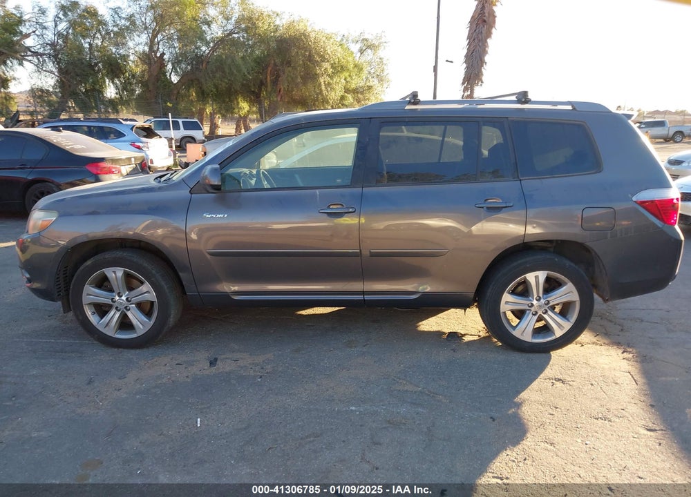 2009 TOYOTA HIGHLANDER SPORT VIN: JTEES43A192150787