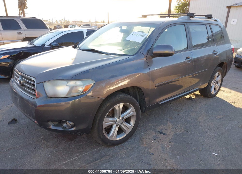 2009 TOYOTA HIGHLANDER SPORT VIN: JTEES43A192150787