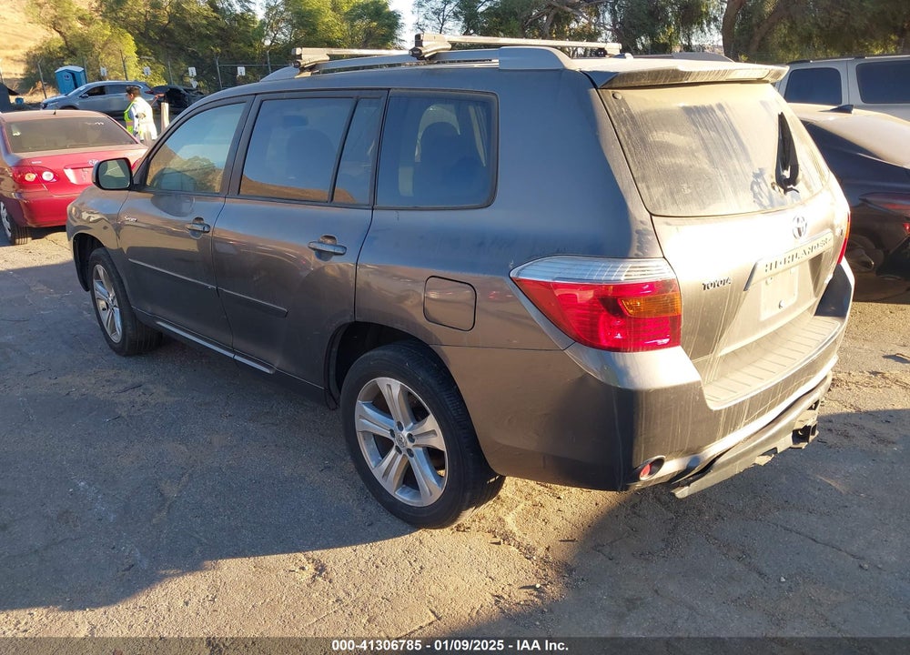 2009 TOYOTA HIGHLANDER SPORT VIN: JTEES43A192150787