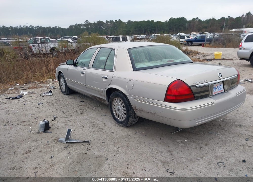 2008 MERCURY GRAND MARQUIS LS VIN: 2MEHM75V58X624599