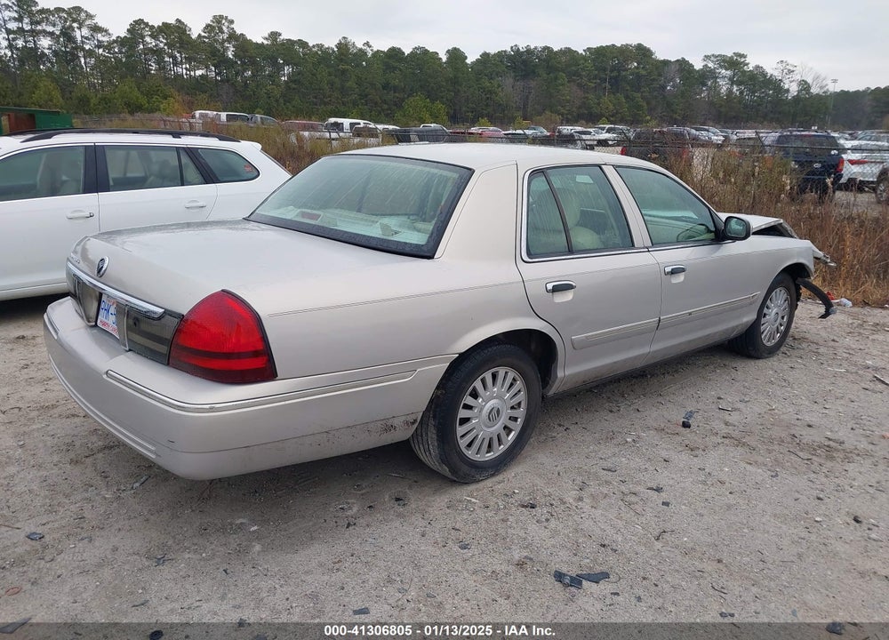 2008 MERCURY GRAND MARQUIS LS VIN: 2MEHM75V58X624599