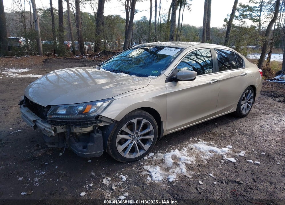 2013 HONDA ACCORD VIN: 1HGCR2F50DA086123