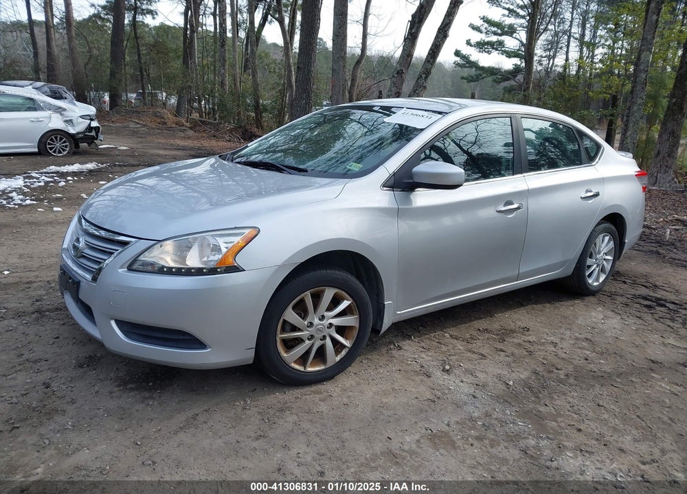 2014 NISSAN SENTRA SV VIN: 3N1AB7AP8EY338040