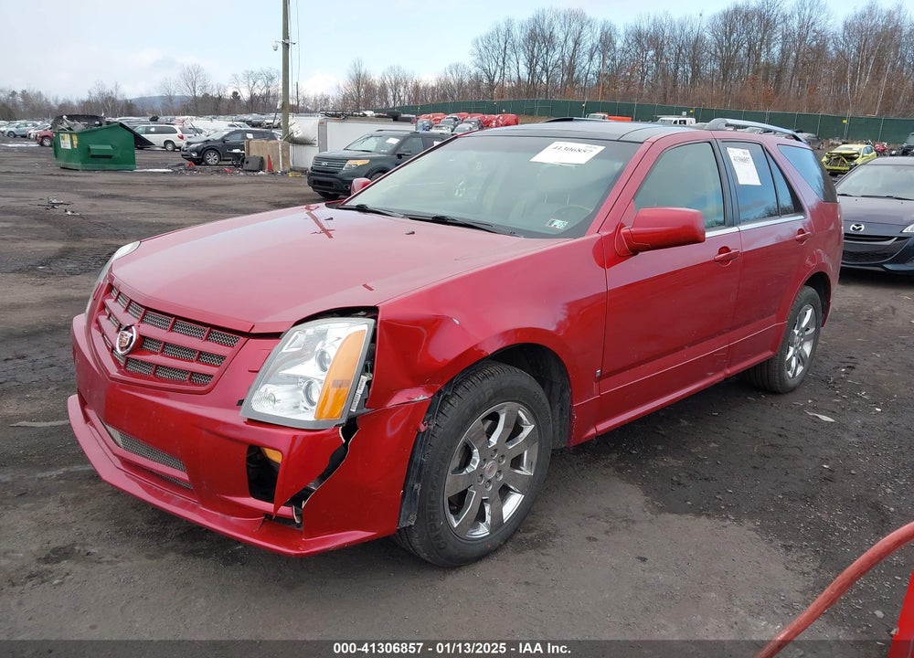 2008 CADILLAC SRX V6 VIN: 1GYEE437080202110