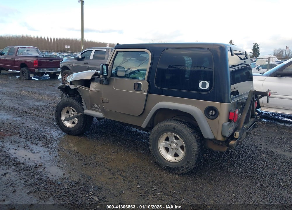 2004 JEEP WRANGLER SPORT VIN: 1J4FA49S94P711531